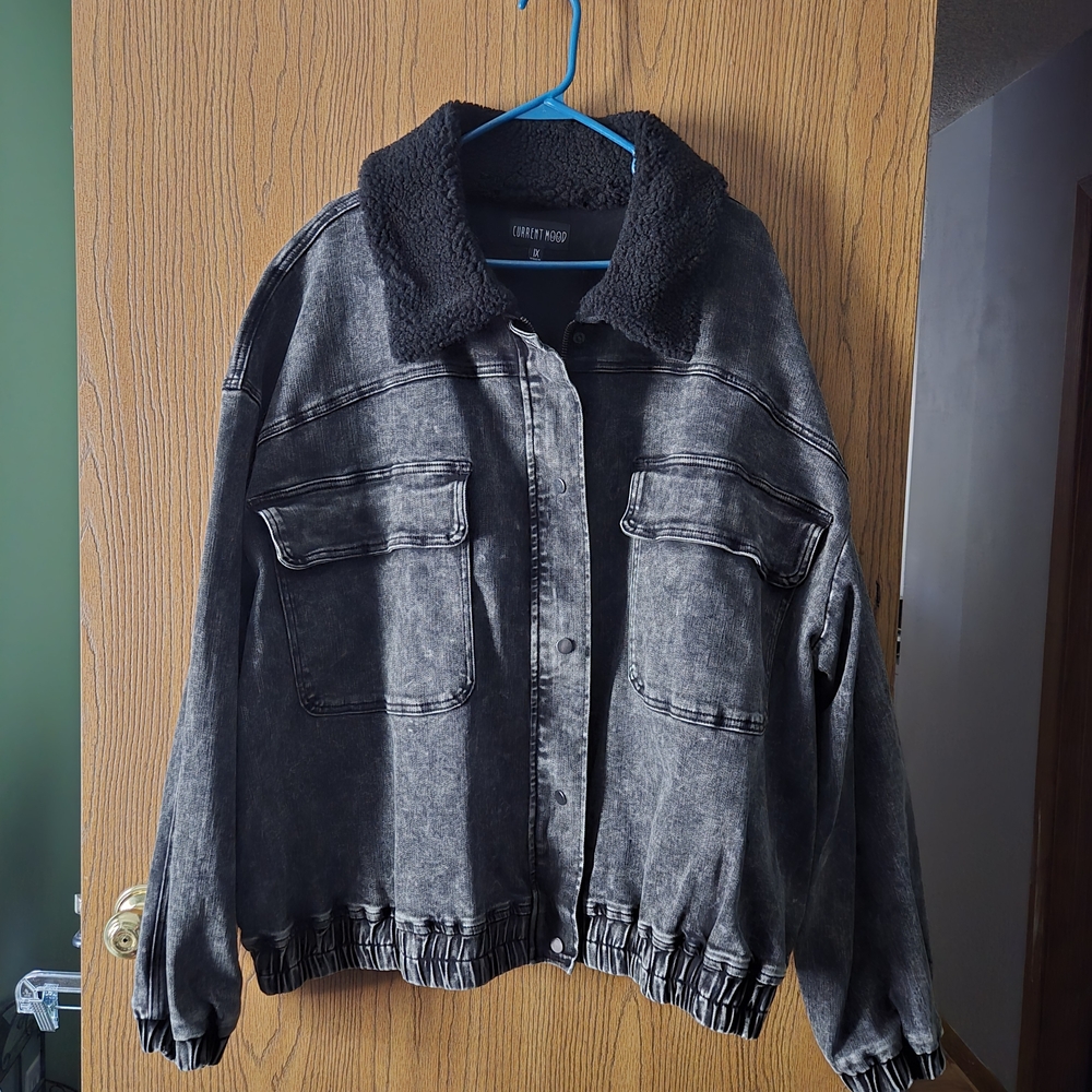Current Mood Charcoal Jacket with Black Accents